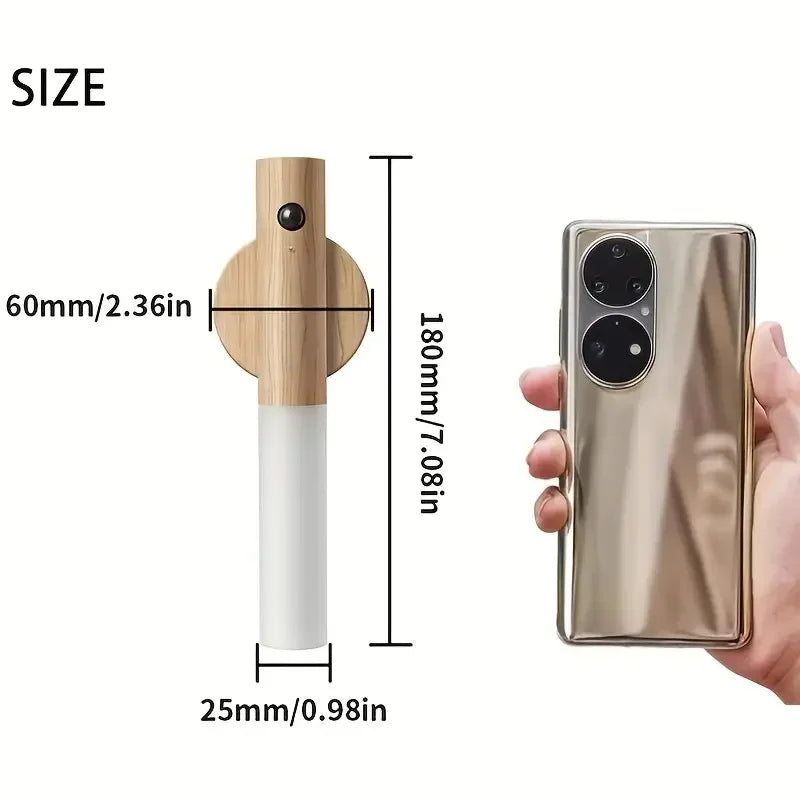 Smart Motion Sensor Night Light – Rechargeable LED Ambient Wall & Cabinet Light for Bedroom, Nursery, Hallway, and Kitchen Decor