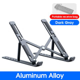 YYLM N8 Adjustable Aluminum Laptop Stand – Foldable Portable Cooling Stand for MacBook & Notebook