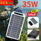 EESBAO 35W Portable Solar Charger | QC3.0 USB Fast Charging Panel for iPhone & Android | Emergency Power for Camping & Outdoor Use