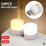 Mini USB Night Light – Portable Plug-In Lamp for Bedroom, Desk & Travel