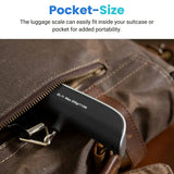 Digital LED Hanging Scale | Portable 50kg/110lb Battery-Powered Luggage & Fishing Scale | CE Certified Handheld Weighing Device