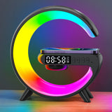 VIKEFON 15W Magnetic Wireless Charger Stand for iPhone – LED Light Fast Charging Dock with Holder