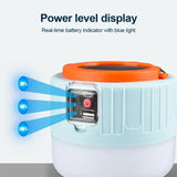 NEWBIRTH Solar LED Camping Lantern – Rechargeable Waterproof Light with Power Bank & Remote Control