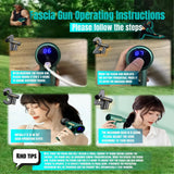 Mini Portable Muscle Massage Gun – Deep Tissue Percussion Massager for Body, Neck & Back