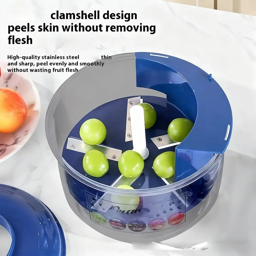 SADOER Electric Garlic & Fruit Peeler – Automatic 50W Kitchen Peeling Machine (USB Rechargeable)