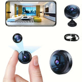 SSET Mini WiFi Security Camera 1080P – Portable Wireless USB Rechargeable Hidden Camera