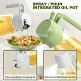 Dual-Function Oil Spray Bottle – Refillable Olive Oil Dispenser for Cooking & Air Fryer