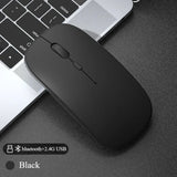 Rechargeable Bluetooth Wireless Mouse – Silent Ergonomic USB Mouse for Laptop, PC & Tablet