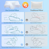Ergonomic Memory Foam Neck Support Pillow – Anti-Snore Wedge Cushion for Better Sleep