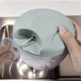 Multifunctional Garlic & Ginger Grinder – Eco-Friendly Handheld Vegetable Cutter & Meat Mincer