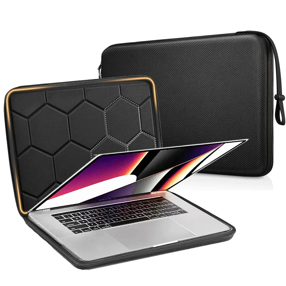 Shockproof Waterproof Laptop Sleeve Bag – EVA Protective Carrying Case for 13” / 14” / 15.6” Laptops