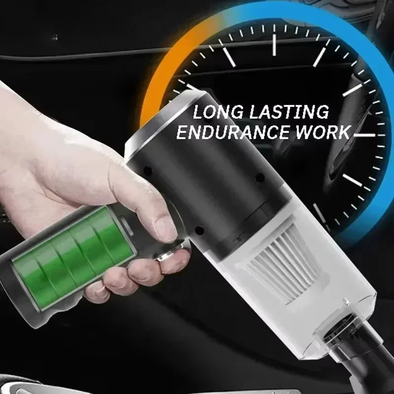 Xiaomi 4-in-1 Car Vacuum Cleaner – 29000Pa Wireless Portable Cleaner with Blowing & Suction Power for Vehicle Interior