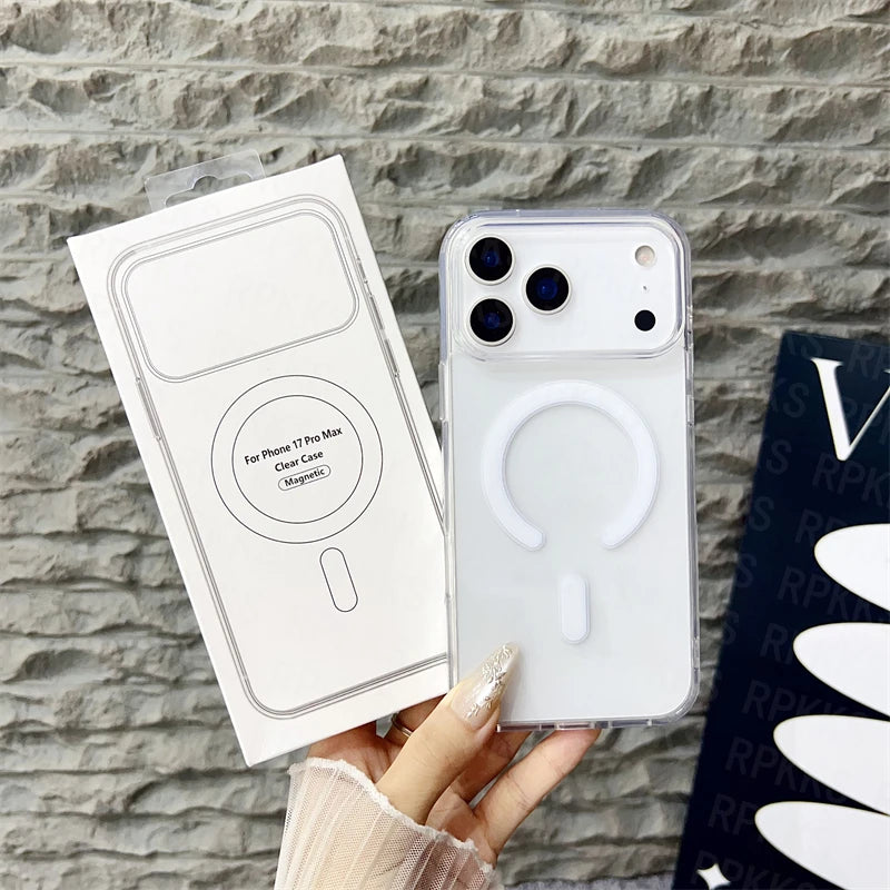 MagSafe case, magnetic iPhone case, wireless charging case, clear iPhone cover, Balsam case, iPhone 15 case, iPhone 14 case, protective MagSafe cover, slim magnetic case