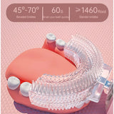 Kids U-Shaped Electric Toothbrush – 360° Sonic Rechargeable Silicone Toothbrush for Children