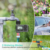 INSOMA Automatic Water Timer for Hose Faucet | Digital Programmable Irrigation Controller with Rain Delay | IPX7 Waterproof for Outdoor Gardens