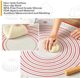 Non-Stick Silicone Baking Mat – Reusable Dough Kneading Pad