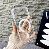 MagSafe case, magnetic iPhone case, wireless charging case, clear iPhone cover, Balsam case, iPhone 15 case, iPhone 14 case, protective MagSafe cover, slim magnetic case