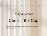 Self-Stirring Coffee Mug 380ml – Automatic Electric Mixing Cup with Temperature Display (USB Charging)