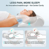 Ergonomic Memory Foam Neck Support Pillow – Anti-Snore Wedge Cushion for Better Sleep