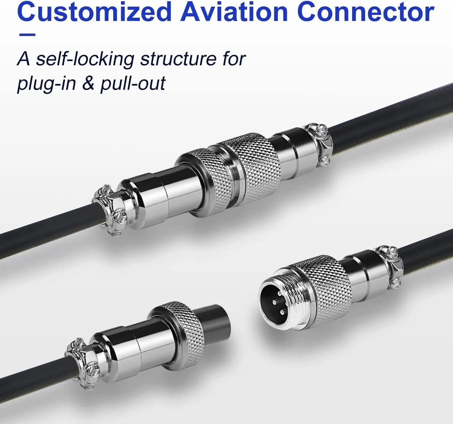 Mechanical Keyboard Coiled Cable USB Type-C – Aviator Connector Custom Keyboard Cable (Max 3A)