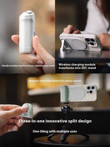 PGYTECH MagCam Mobile Phone Camera Handle – 3000mAh Bluetooth Remote Grip with MagGlow Magnetic Fill Light for Smartphones