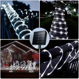 Solar LED String Lights Outdoor Waterproof – 50/100 LED Fairy Lights for Garden, Patio & Christmas Decoration