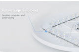 MARPOU Smart Ceiling Light LED - Dimmable Modern Ceiling Lamp with APP & Remote Control | 3 Size Options, 3000K-6500K Color Temperature, 20%-100% Brightness