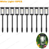 Solar LED Garden Pathway Lights – IP65 Waterproof Outdoor Landscape Lamp with Warm & White Light