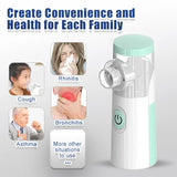 LINGKUN Portable Mesh Nebulizer – Silent Handheld Asthma Inhaler for Adults & Children