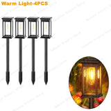 Solar LED Garden Pathway Lights – IP65 Waterproof Outdoor Landscape Lamp with Warm & White Light