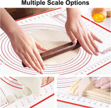 Non-Stick Silicone Baking Mat – Reusable Dough Kneading Pad