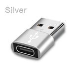 Type-C to USB Adapter - USB-C Female to USB-A Male Converter for Charging & Data Transfer | Compatible with Laptops, Car Chargers & PCs
