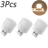 Mini USB Night Light – Portable Plug-In Lamp for Bedroom, Desk & Travel
