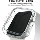 SNQP Protective Case for Apple Watch Series 7/6/5/4/3/SE | 41mm 45mm 44mm 40mm 38mm Slim PC Cover | 12 Color Options