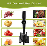 Plastic Meat Chopper & Ground Meat Masher – Heat Resistant Kitchen Tool for Cooking & Mixing