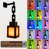 Lessdot Pixel Style LED Night Light – 16 Color Rechargeable Table Lamp with Remote Control