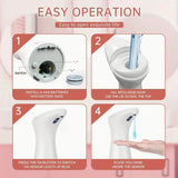 Automatic Sensor Soap Dispenser – Touchless, Waterproof, 200ml Capacity