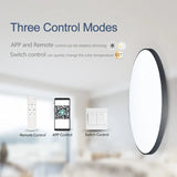 MARPOU Smart Ceiling Light LED - Dimmable Modern Ceiling Lamp with APP & Remote Control | 3 Size Options, 3000K-6500K Color Temperature, 20%-100% Brightness