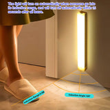 Wireless Motion Sensor LED Light Bar – USB Rechargeable Magnetic Cabinet & Night Light (10–50cm)