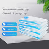 Reusable Vacuum Storage Bags with Hand Pump – Space Saving Clothes & Blanket Organizer