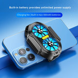 FS01 Dual Fan Mobile Phone Cooler – Fast 10s Cooling Gaming Radiator with Wireless Battery