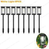 Solar LED Garden Pathway Lights – IP65 Waterproof Outdoor Landscape Lamp with Warm & White Light