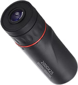10x25 Monocular | IPX4 Water Resistant High Power Pocket Scope | 25mm Objective Lens for Bird Watching, Hiking & Travel