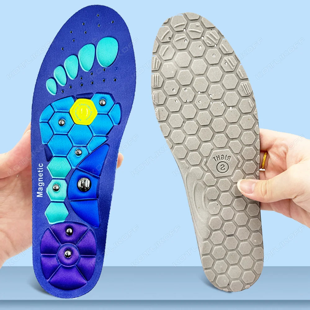 Magnetic Acupressure Therapy Insoles – Slimming & Pain Relief Reflexology Shoe Inserts for Men & Women