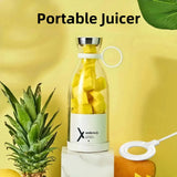Portable Electric Juicer Blender – USB Rechargeable Mini Fruit Mixer & Smoothie Maker | Multifunction Juice Extractor for Home & Travel