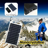 Portable USB Solar Panel Charger 5V – Compact Waterproof Solar Plate for Phone, Power Bank & Camping