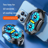 FS01 Dual Fan Mobile Phone Cooler – Fast 10s Cooling Gaming Radiator with Wireless Battery