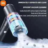 Xiaomi 4-in-1 Car Vacuum Cleaner – 29000Pa Wireless Portable Cleaner with Blowing & Suction Power for Vehicle Interior