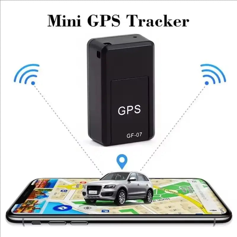 GF07 Mini Magnetic GPS Tracker - Real-Time Location Device with Voice Monitoring | Compact Portable Tracker for Vehicles, Assets & Personal Use