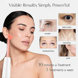 DARSONVAL High Frequency Facial Machine – Skin Tightening & Acne Removal Therapy Wand with 6 Neon & Argon Electrodes